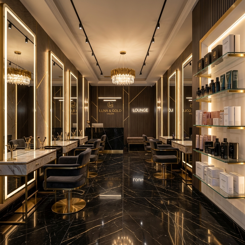 High-end Salon Interior